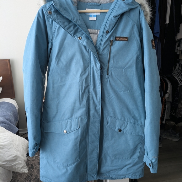 Columbia Jackets & Blazers - Columbia Women's Blue Hooded Jacket